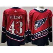 Washington Capitals #43 Tom Wilson Red 2020-21 Reverse Retro Adidas Jersey