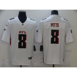 Atlanta Falcons #1 Kyle Pitts White 2021 NFL Draft Vapor Untouchable Limited Jersey