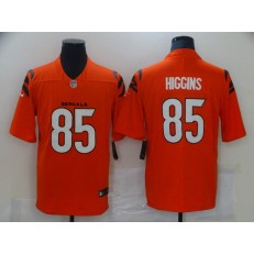 Cincinnati Bengals #85 Tee Higgins Orange Vapor Limited Jersey