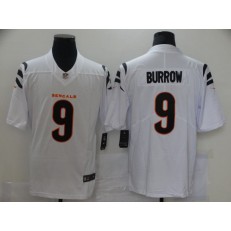 Cincinnati Bengals #9 Joe Burrow White Vapor Limited Jersey