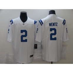 Indianapolis Colts #2 Carson Wentz White Vapor Untouchable Limited Jersey