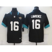 Jacksonville Jaguars #16 Trevor Lawrence Black 2021 Draft Vapor Limited Jersey