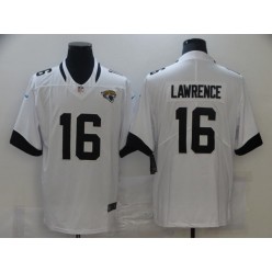 Jacksonville Jaguars #16 Trevor Lawrence White 2021 Draft Vapor Limited Jersey