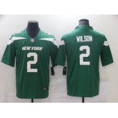 New York Jets #2 Zach Wilson Green 2021 NFL Draft Vapor Untouchable Limited Jersey