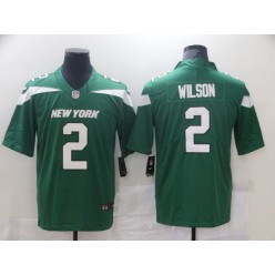New York Jets #2 Zach Wilson Green 2021 NFL Draft Vapor Untouchable Limited Jersey
