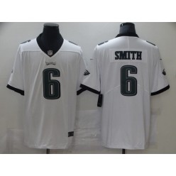 Philadelphia Eagles #6 DeVonta Smith White 2021 Draft Vapor Limited Jersey