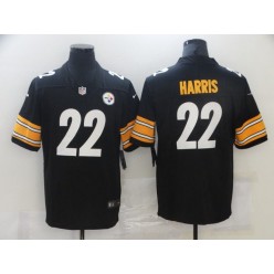 Pittsburgh Steelers #22 Najee Harris Black 2021 NFL Draft Vapor Untouchable Limited Jersey