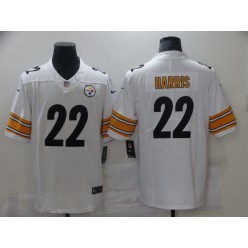 Pittsburgh Steelers #22 Najee Harris White 2021 NFL Draft Vapor Untouchable Limited Jersey