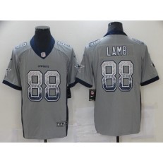 Dallas Cowboys #88 Ceedee Lamb Gray Drift Fashion Limited Jersey