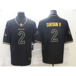 Denver Broncos #2 Patrick Surtain II Black Gold Vapor Untouchable Limited Jersey