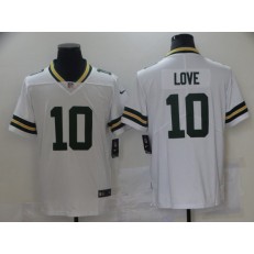 Green Bay Packers #10 Jordan Love White 2020 NFL Draft First Round Pick Vapor Untouchable Limited Jersey