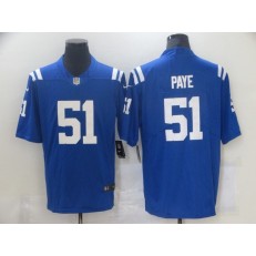 Indianapolis Colts #51 Kwity Paye Royal 2021 NFL Draft Vapor Untouchable Limited Jersey