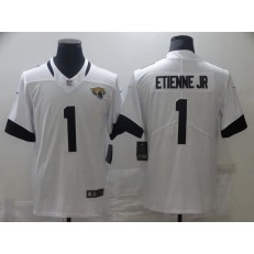 Jacksonville Jaguars #1 Travis Etienne Jr White 2021 NFL Draft Vapor Untouchable Limited Jersey