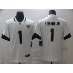 Jacksonville Jaguars #1 Travis Etienne Jr White 2021 NFL Draft Vapor Untouchable Limited Jersey