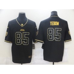 Jacksonville Jaguars #85 Tim Tebow Black Gold Vapor Untouchable Limited Jersey