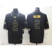 New York Jets #2 Zach Wilson Black Gold Vapor Untouchable Limited Jersey