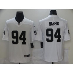 Oakland Raiders #94 Carl Nassib White Vapor Untouchable Limited Jersey