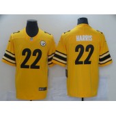 Pittsburgh Steelers #22 Najee Harris Yellow 2021 NFL Draft Vapor Untouchable Limited Jersey