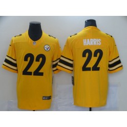 Pittsburgh Steelers #22 Najee Harris Yellow 2021 NFL Draft Vapor Untouchable Limited Jersey