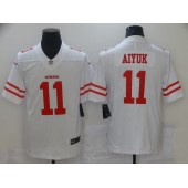 San Francisco 49ers #11 Brandon Aiyuk White Vapor Untouchable Limited Jersey