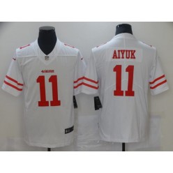 San Francisco 49ers #11 Brandon Aiyuk White Vapor Untouchable Limited Jersey