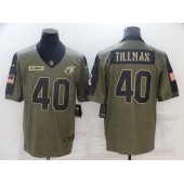 Arizona Cardinals #40 Pat Tillman Olive 2021 Salute To Service Limited Jersey