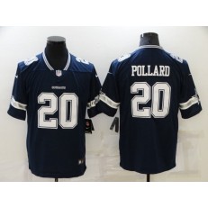 Dallas Cowboys #20 Tony Pollard Navy Vapor Untouchable Limited Jersey