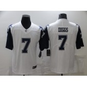 Dallas Cowboys #7 Trevon Diggs White Color Rush Limited Jersey