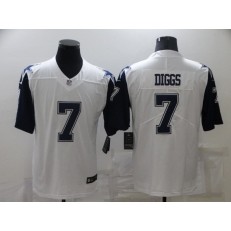 Dallas Cowboys #7 Trevon Diggs White Color Rush Limited Jersey