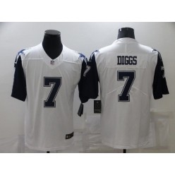 Dallas Cowboys #7 Trevon Diggs White Color Rush Limited Jersey