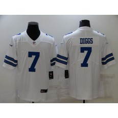 Dallas Cowboys #7 Trevon Diggs White Vapor Untouchable Limited Jersey