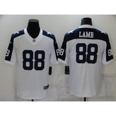 Dallas Cowboys #88 Ceedee Lamb White Color Rush Throwback Limited Jersey