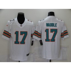 Miami Dolphins #17 Jaylen Waddle White Color Rush Limited Jersey