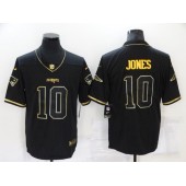 New England Patriots #10 Mac Jones Black Gold Vapor Untouchable Limited Jersey