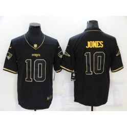 New England Patriots #10 Mac Jones Black Gold Vapor Untouchable Limited Jersey