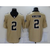 New Orleans Saints #2 Jameis Winston Cream Inverted Legend Limited Jersey