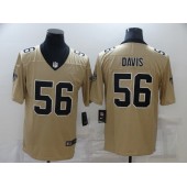 New Orleans Saints #56 DeMario Davis Cream Inverted Legend Limited Jersey