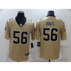 New Orleans Saints #56 DeMario Davis Cream Inverted Legend Limited Jersey