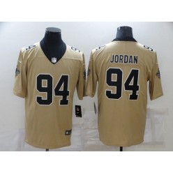 New Orleans Saints #94 Cameron Jordan Cream Inverted Legend Limited Jersey