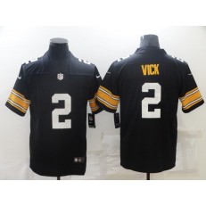 Pittsburgh Steelers #2 Michael Vick Black Vapor Untouchable Limited Jersey