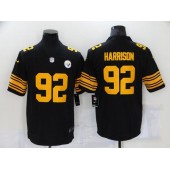 Pittsburgh Steelers #92 James Harrison Black Color Rush Limited Jersey