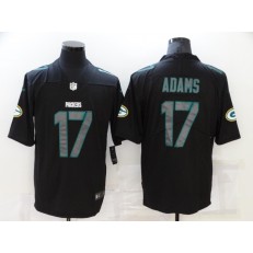 Green Bay Packers #17 Davante Adams Black Impact Vapor Limited Jersey
