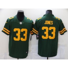 Green Bay Packers #33 Aaron Jones Green New Vapor Untouchable Limited Jersey