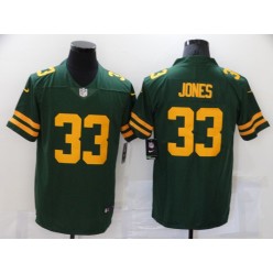 Green Bay Packers #33 Aaron Jones Green New Vapor Untouchable Limited Jersey