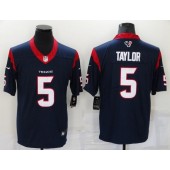 Houston Texans #5 Tyrod Taylor Navy Vapor Untouchable Limited Jersey