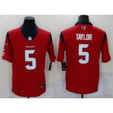Houston Texans #5 Tyrod Taylor Red Vapor Untouchable Limited Jersey