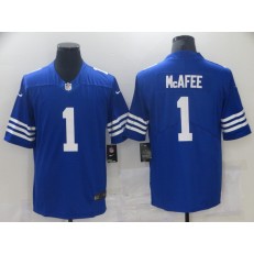 Indianapolis Colts #1 Pat McAfee Royal Vapor Untouchable Limited Jersey