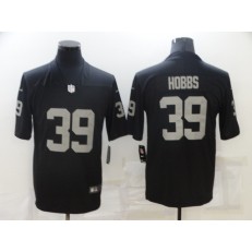 Las Vegas Raiders #39 Nate Hobbs Black Vapor Untouchable Limited Jersey