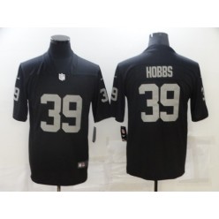 Las Vegas Raiders #39 Nate Hobbs Black Vapor Untouchable Limited Jersey