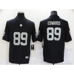 Las Vegas Raiders #89 Bryan Edwards Black Vapor Untouchable Limited Jersey